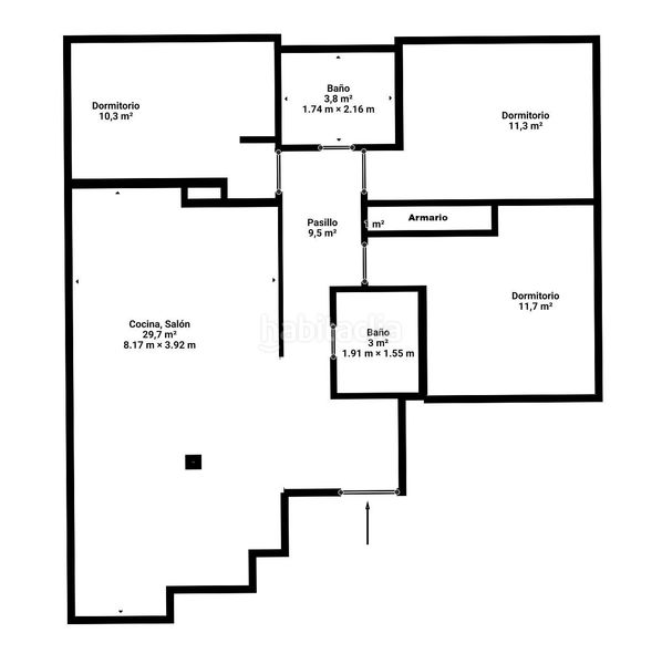 Foto 0ba0da06-2bcf-4a62-a23b-50a3e7a19d2a. Àtic a calle valeriano leon 10 a la pola Siero Siero