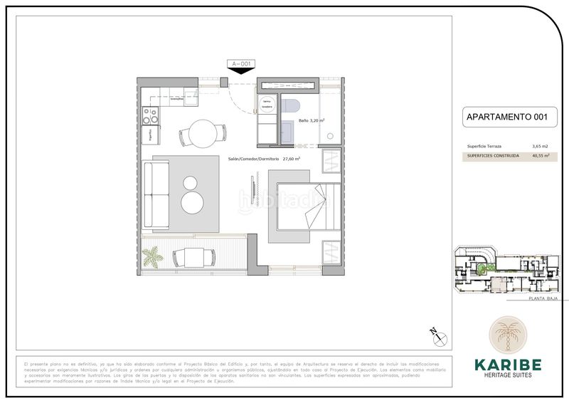 Foto 82a1c872-32c8-45e0-ae74-17c913a2970c. Apartamento 43m<sup>2</sup> suites patrimoniales karibe en San Pedro del Pinatar San Pedro del Pinatar
