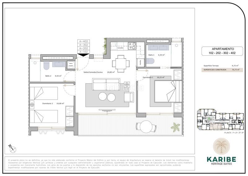 Foto 99b14168-43b1-4e35-bdb8-b76128b37ea9. Apartamento 43m<sup>2</sup> suites patrimoniales karibe en San Pedro del Pinatar San Pedro del Pinatar
