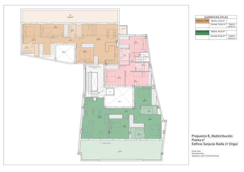 Foto b8ee59ca-e0ba-4259-b5e3-691bc5407742. Appartement 100m<sup>2</sup> dans rúa de sanjurjo badía 27 dans Teis Vigo