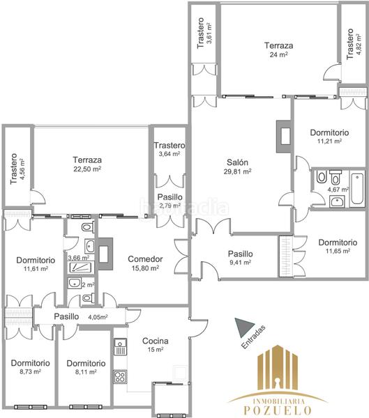 Foto 38bf00d4-0b4c-462c-bafa-781086276d7a. Attique avec cheminée chauffage parking piscine dans Galapagar