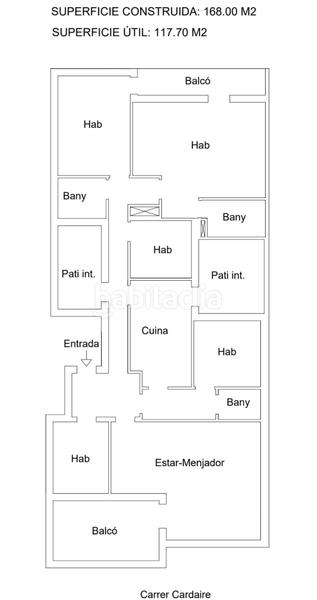 Foto 48a4dfd2-b738-4fe1-ba12-d80149b74a1e. Etagenwohnung mit heizung in Barri del Centre Terrassa