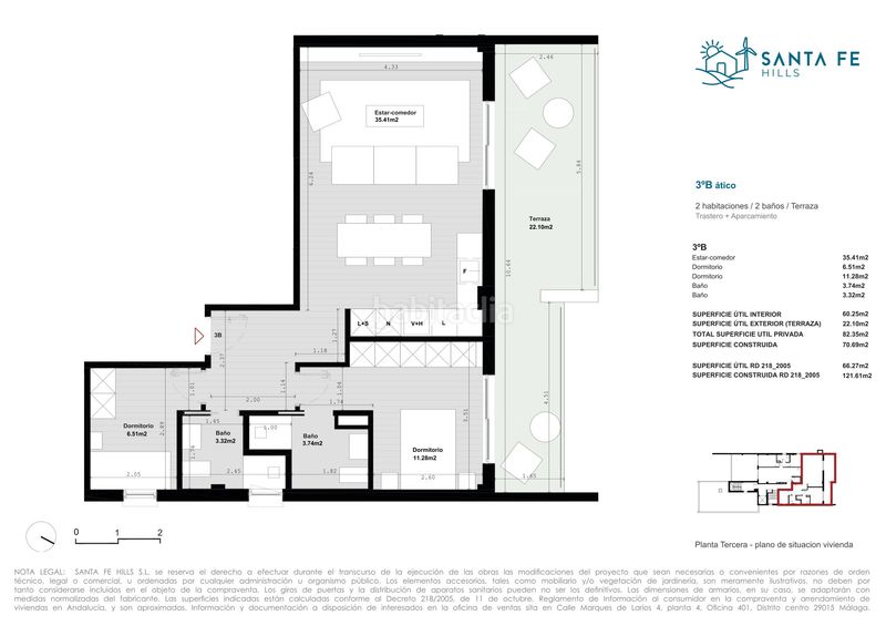 Foto 845076e0-6c32-4e64-9d08-77ca2e01f3af. Penthouse 121m<sup>2</sup> in calle santa fe 5 in El Pinillo Torremolinos