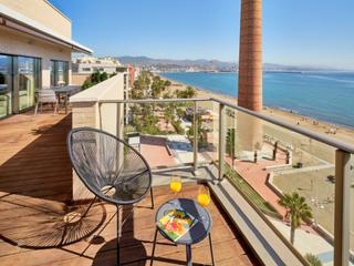 Àtic a Paseo Marítimo Oeste - Pacífico. Ático de lujo frente al mar con vistas únicas en málaga