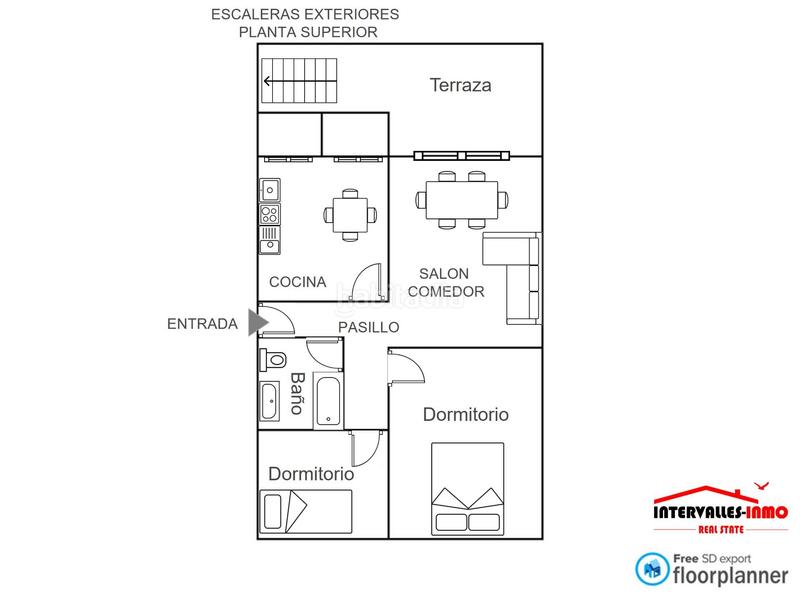 Foto 244a2591-ba4a-415c-9e57-fc214234da32. Dachwohnung mit heizung pool in Nucli Antic Cunit