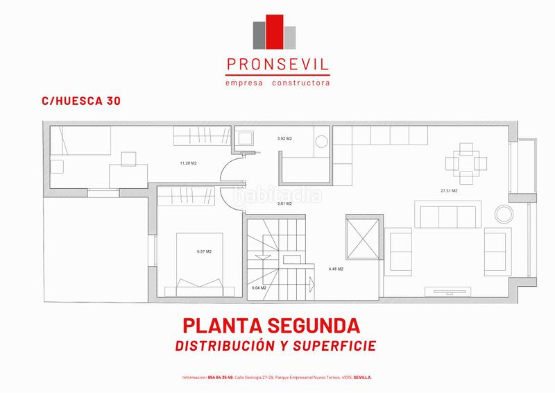 Foto dd353f1d-ade1-4b93-972f-d9034bc929d9. Duplex 115m<sup>2</sup> in calle huesca 30 in El Cerro Sevilla