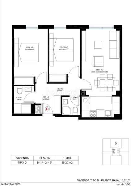 Foto 55184ed2-399f-4a33-aabb-864f3d937463. Piccolo appartamento 70m<sup>2</sup> in calle de los viñales 10 in Soto del Barco