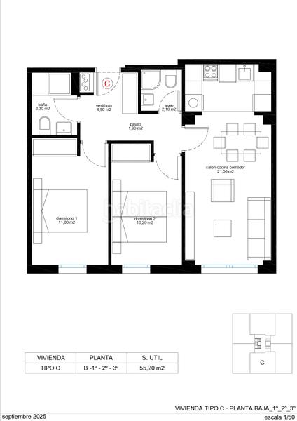 Foto a3adbaa7-0e59-413d-b224-568e0af6b342. Piccolo appartamento 70m<sup>2</sup> in calle de los viñales 10 in Soto del Barco
