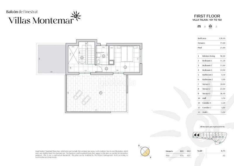 Foto 55067c25-a4eb-4087-a4f0-4cffe1322507. Casa 114m<sup>2</sup> amb calefacció aparcament piscina a balcón de Finestrat-terra marina Finestrat