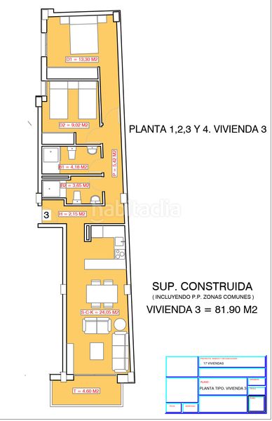 Foto 36174afc-278c-4239-af3a-f9f49328b0cc. Pis 81m<sup>2</sup> amb piscina a El Acequión Torrevieja