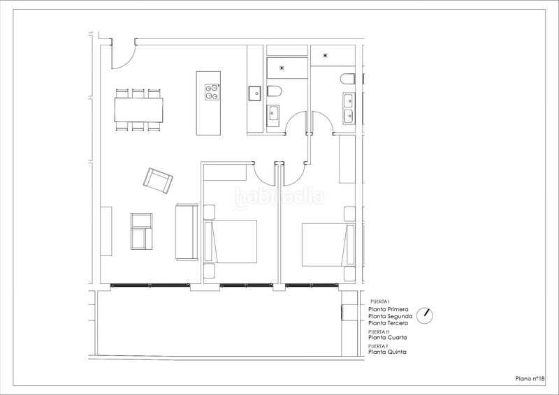 Foto 1b2155cb-5b55-4ec7-a636-4e4c4dc82e90. Apartament 105m<sup>2</sup> amb calefacció aparcament piscina a Pueblo Calp
