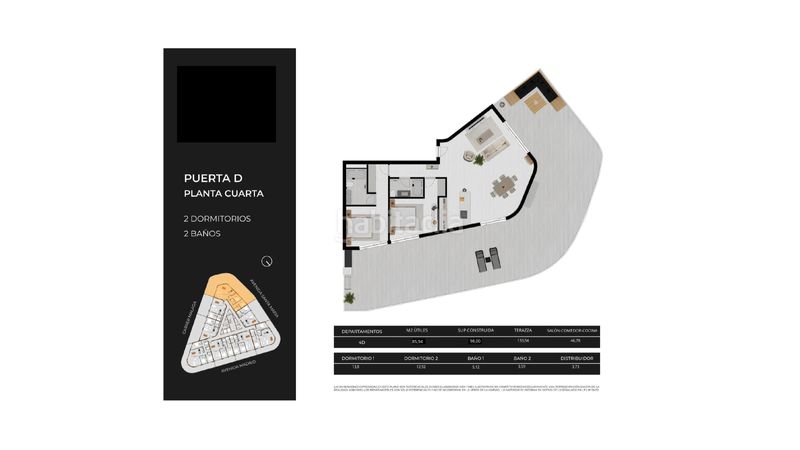 Foto b66bd440-4d60-4a2a-8ca6-55a0e31f6080. Apartament 105m<sup>2</sup> amb calefacció aparcament piscina a Pueblo Calp
