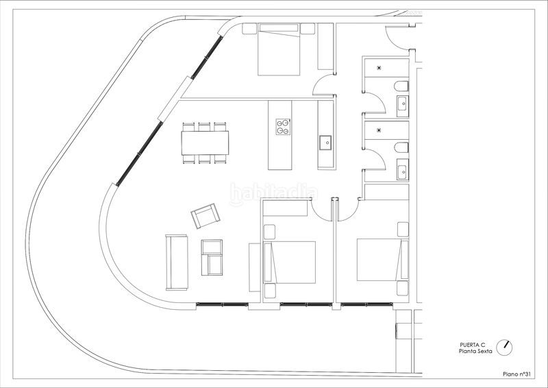 Foto 768c022d-aec4-4b24-9e9b-44875f024912. Apartament 134m<sup>2</sup> amb calefacció aparcament piscina a Pueblo Calp