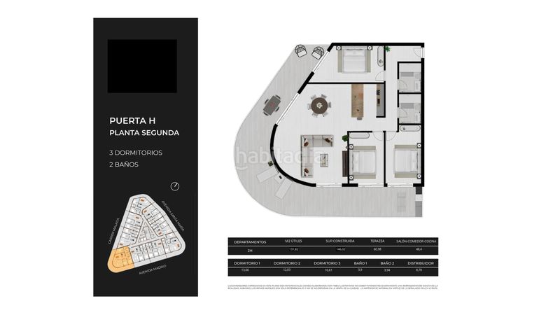 Foto c70b793c-3d68-460a-958d-e2ca07c454dc. Apartament 134m<sup>2</sup> amb calefacció aparcament piscina a Pueblo Calp