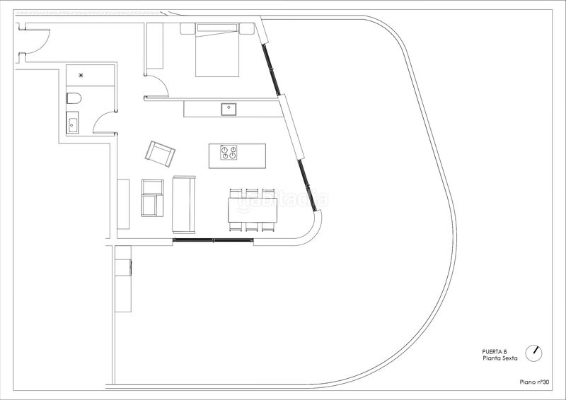 Foto ee75a6fb-5ede-4a16-8521-402166976695. Apartament 134m<sup>2</sup> amb calefacció aparcament piscina a Pueblo Calp