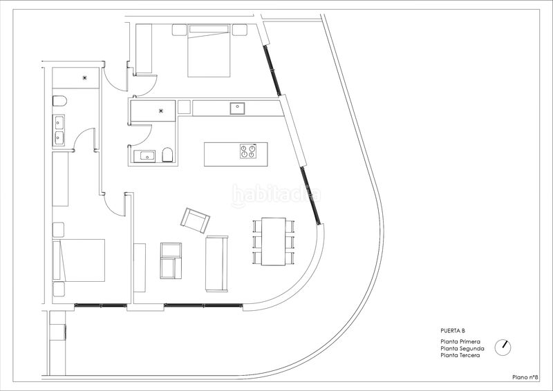 Foto 895b9b5f-b8de-4c0f-a375-70b92f0fc360. Apartament 109m<sup>2</sup> amb calefacció aparcament piscina a Pueblo Calp