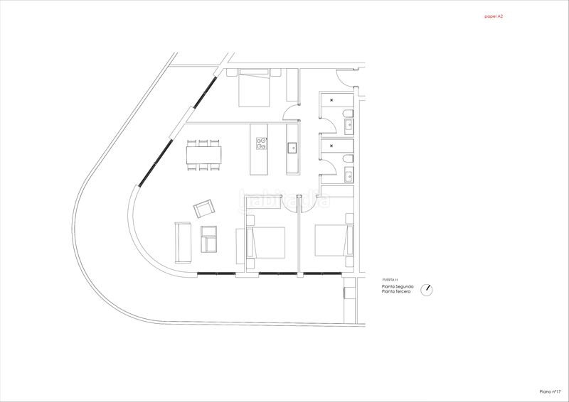 Foto eeb57510-df6c-41ab-ac4e-a6760fa5b9f3. Apartament 113m<sup>2</sup> amb calefacció aparcament piscina a Pueblo Calp