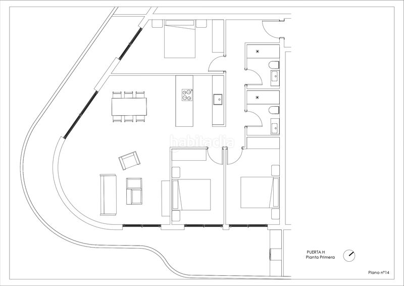 Foto 816709ee-e0d7-426d-bffb-214316e35796. Apartament 146m<sup>2</sup> amb calefacció aparcament piscina a Pueblo Calp