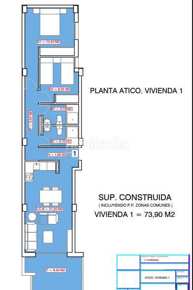 Foto 0ba89690-b62f-45cc-849e-18151239ac15. Àtic 75m<sup>2</sup> amb calefacció piscina a El Acequión Torrevieja