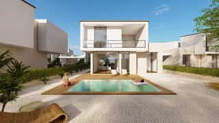 Xalet a Carrer vall de planes 5. Villas independientes con vistas al mar en la nucía