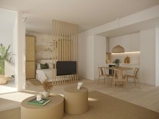 Apartamento en Calle ua1 area 4r 37. Apartamento de 1 dormitorio con terraza y garaje — luminoso y mo