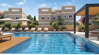 Bungalow de obra nueva junto a Lo Romero Golf con terraza, piscina y 3 dormitorios