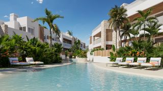Bungalows exclusivos con solárium o jardín