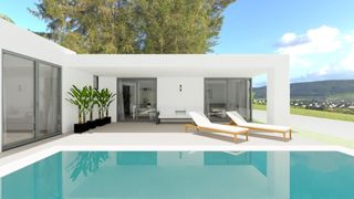 Viviendas independientes en Monforte del Cid · Jardín, piscina privada y diseño moderno