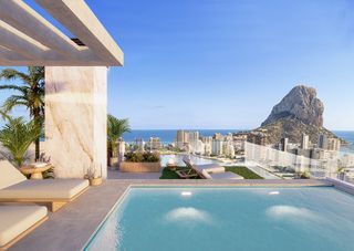 Apartamento de lujo en Calpe con vistas al Mediterráneo y zonas premium