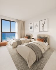 Semi detached house in Calle camino de velez 22. Adosado de 4 dormitorios  · vistas al mar, solárium y jardín pri