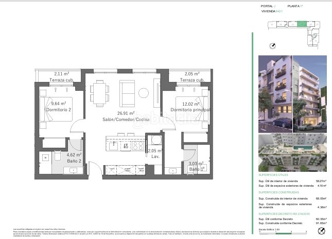 Foto 89900f57-4720-431c-9389-3dbb70e79557. Apartament 91m<sup>2</sup> a calle héroe de sostoa 90 a La Princesa Málaga