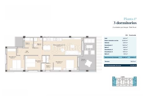Foto 9fcc7f90-955d-4f69-ae49-bcc14da8e1e7. Apartament 103m<sup>2</sup> a avenida aloe Vera 2011 a Las Salinas Vera