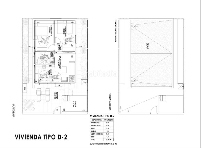 Foto 41ec49c3-80f5-4688-80d5-2b1ddf91f4f6. Casa adossada 56m<sup>2</sup> a avenida de palomares 1 a Cala Marqués Vera