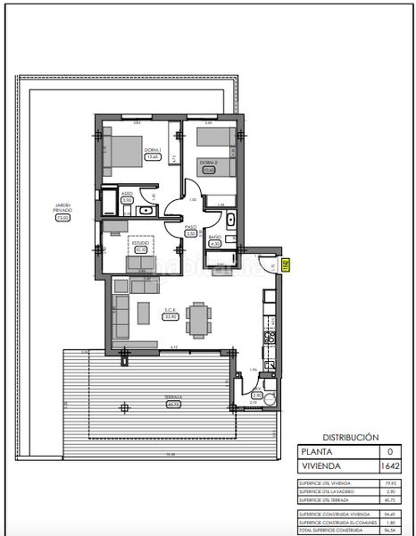 Foto ec07702b-ffa7-4abc-ad26-becbba5e842a. Maison 100m<sup>2</sup> avec chauffage parking dans Algorfa