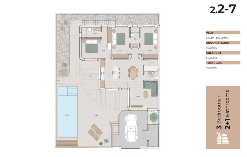 Foto 0b8dd1e9-0471-4d52-956b-5be880e82b87. Chalet 117m<sup>2</sup> en calle san fulgencio 23r en Algorfa