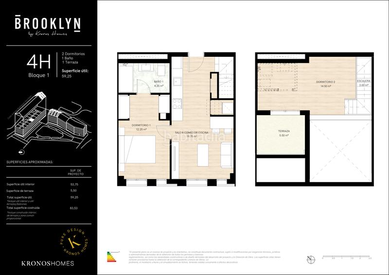 Foto a67284d1-1a1e-455a-867b-7e08faaf0fdf. Dúplex 77m<sup>2</sup> en Buena Vista Madrid