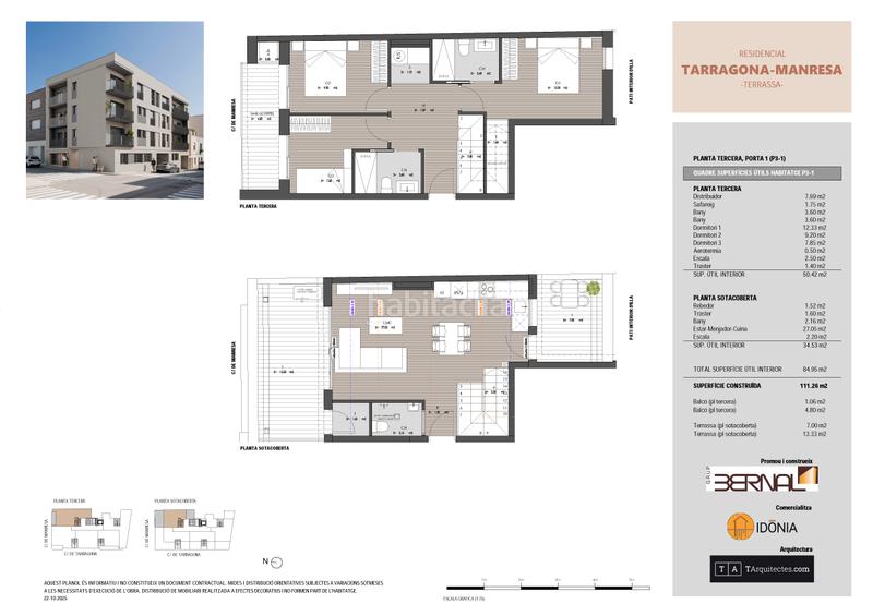 Foto 0bdaa8ff-f608-4ffc-b0c6-39717d904014. Duplex 121m<sup>2</sup> in carrer de tarragona 66 in Sant Pere Nord Terrassa