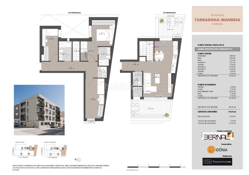Foto 01fae2e9-e921-496d-8c11-585d0622e080. Duplex 124m<sup>2</sup> dans carrer de tarragona 66 dans Sant Pere Nord Terrassa