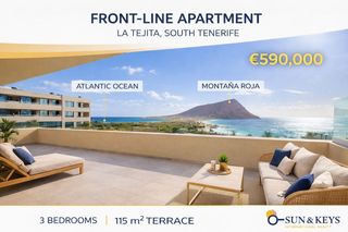 Planta baixa a Los Abrigos. Complejo sotavento suites, apartamento de esquina con jardín pri