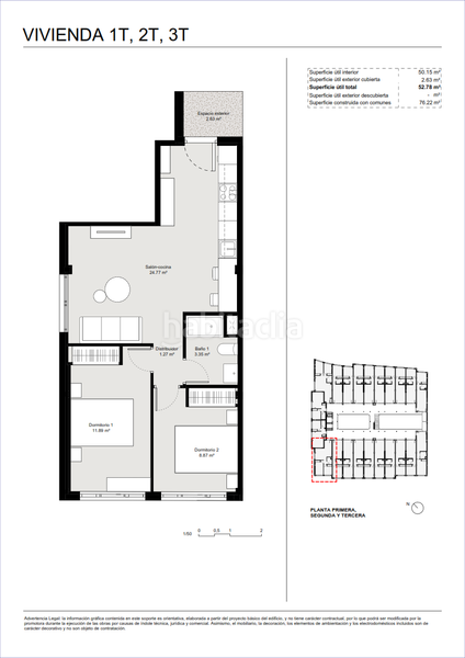 Foto 75723913-5e02-4701-826b-0d5f7695852a. Appartement 76m<sup>2</sup> dans carrer del mestre lope 41 dans El Castell Burjassot