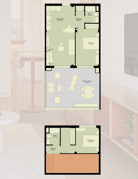 Foto cf8dc37f-e278-4422-b825-1b909b6c9336. Appartement 76m<sup>2</sup> dans carrer del mestre lope 41 dans El Castell Burjassot