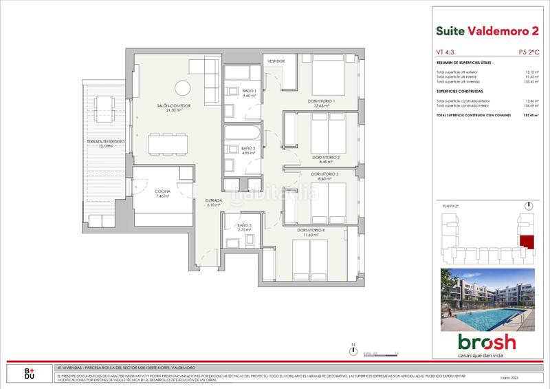 Foto 0566bd0e-a2fb-4218-81f6-5af55109a527. Appartamento 132m<sup>2</sup> in calle gabriela mistral 21 in Hospital Valdemoro