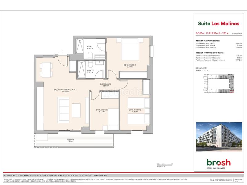 Foto 10c64de3-8457-49e0-a603-681ccdaa627e. Pis 101m<sup>2</sup> amb piscina a Los Molinos Getafe