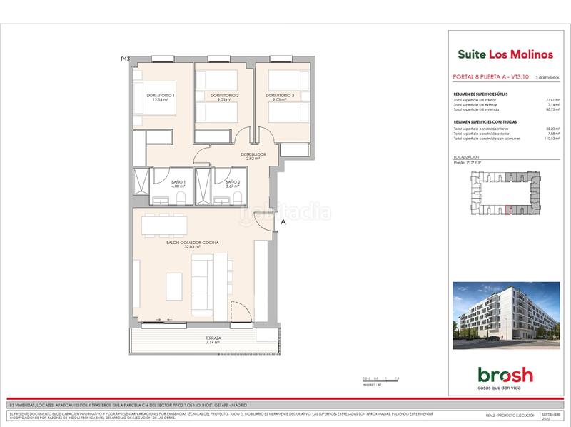 Foto 63bdf0cb-f6b7-4465-8d0f-20ba33c52b05. Etagenwohnung 110m<sup>2</sup> mit pool in Los Molinos Getafe