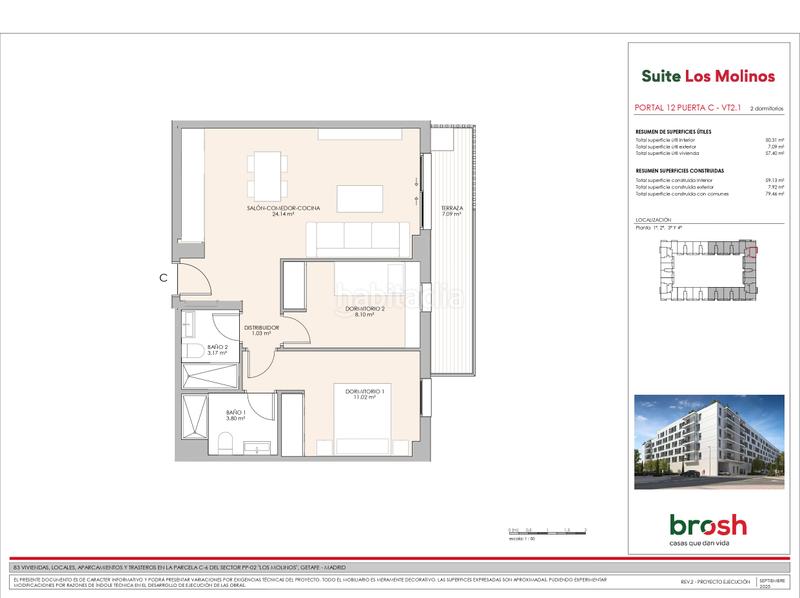Foto 03e051c9-dab8-412e-a528-5d3995d2911b. Pis 79m<sup>2</sup> amb piscina a Los Molinos Getafe