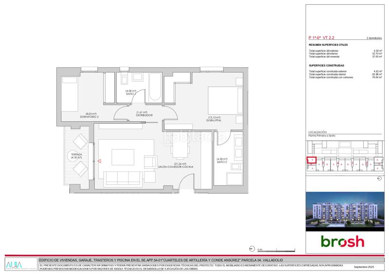 Foto f82bfa51-dfcb-4a9c-869a-8adca3a15985. Appartamento 76m<sup>2</sup> con piscina in Delicias Valladolid