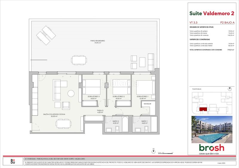 Foto b4298715-fab8-4d1f-a36c-217a07cc8ecc. Planta baixa 173m<sup>2</sup> a calle gabriela mistral 21 a Hospital Valdemoro