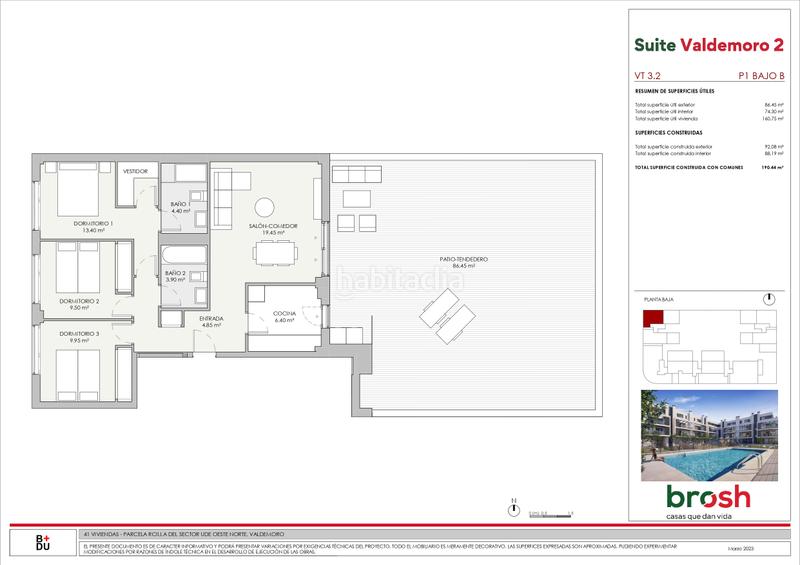 Foto 5cf6f3f5-f514-45bb-a236-299a668953e0. Planta baja 190m<sup>2</sup> en calle gabriela mistral 21 en Hospital Valdemoro