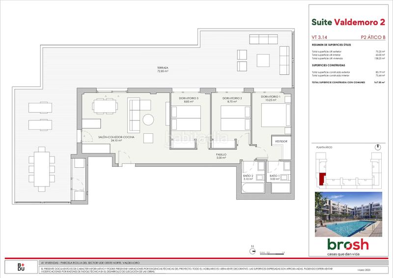 Foto 7ad03952-6af7-4159-a29b-f11dae3b4890. Flat 167m<sup>2</sup> in calle gabriela mistral 21 in Hospital Valdemoro