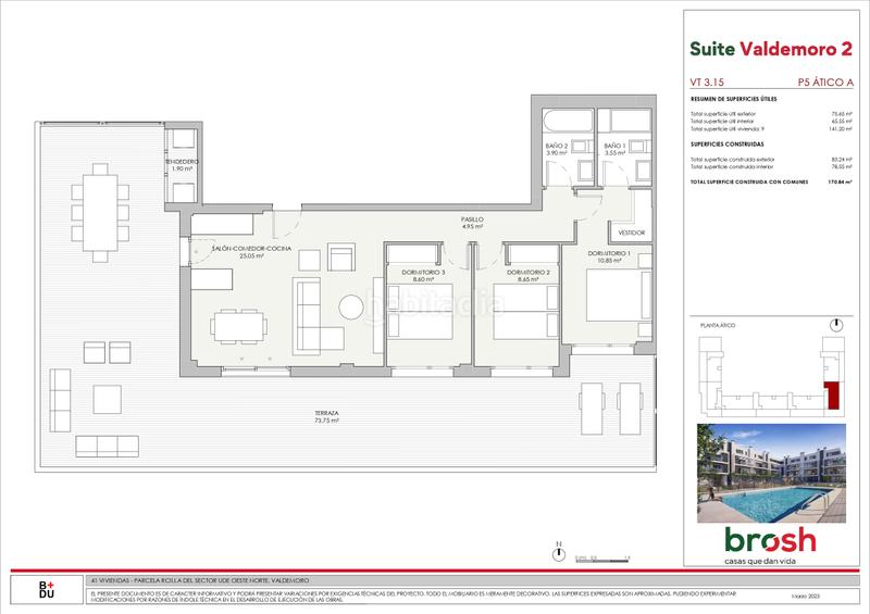 Foto 42739d98-2759-42be-89cd-41de1aae7788. Etagenwohnung 179m<sup>2</sup> in calle gabriela mistral 21 in Hospital Valdemoro